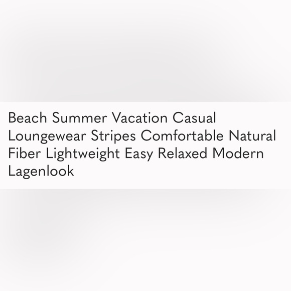 ANTHROPOLOGIE-MAEVE || Stripe Cotton Tunic Top. Sz. - Picture 15 of 15